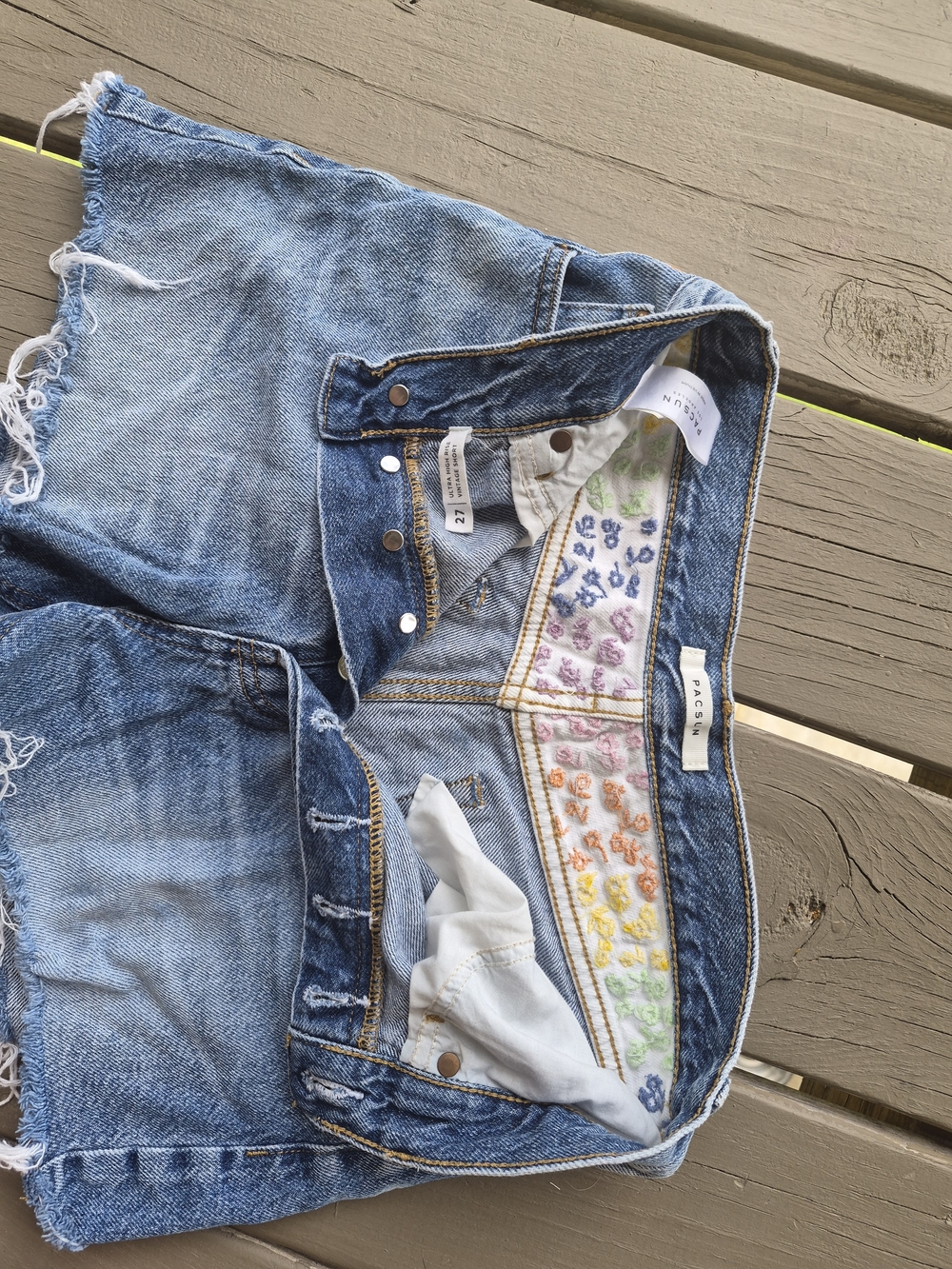 Fun PacSun Jean Shorts - Picture 2 of 3